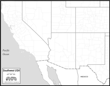 Download SOUTHWEST USA MAP To Print   Southwestot 